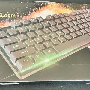 Black Light Keyboard RGB Gaming Keyboard New in Box